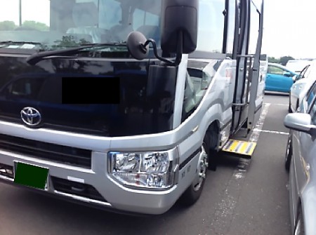 マイクロバス事業用登録対応電動補助ステップ